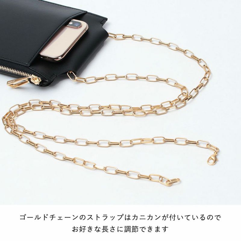 ORSETTO スマホショルダー チェーンストラップ COLLANA