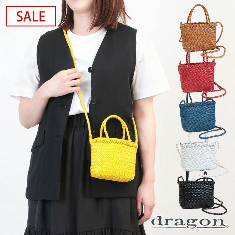 DRAGON DIFFUSION バッグ レザーメッシュ ミニショルダー ドラゴン 