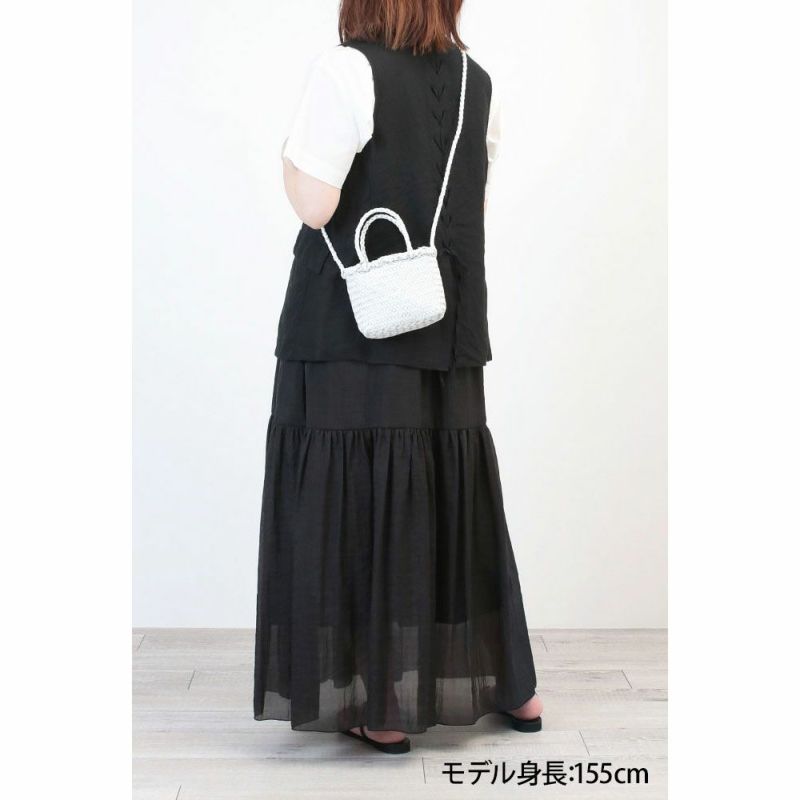 DRAGON DIFFUSION バッグ レザーメッシュ ミニショルダー DRAGON DIFFUSION バッグ レザーメッシュ ミニショルダー