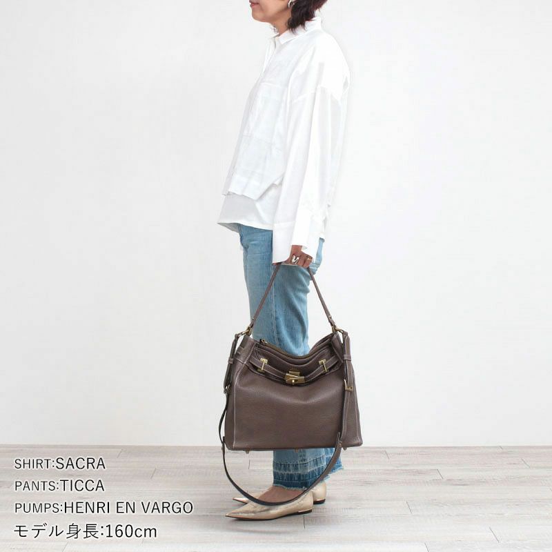M.U.L. エムユーエル ワンハンドル 2WAYショルダー STUD M MUL