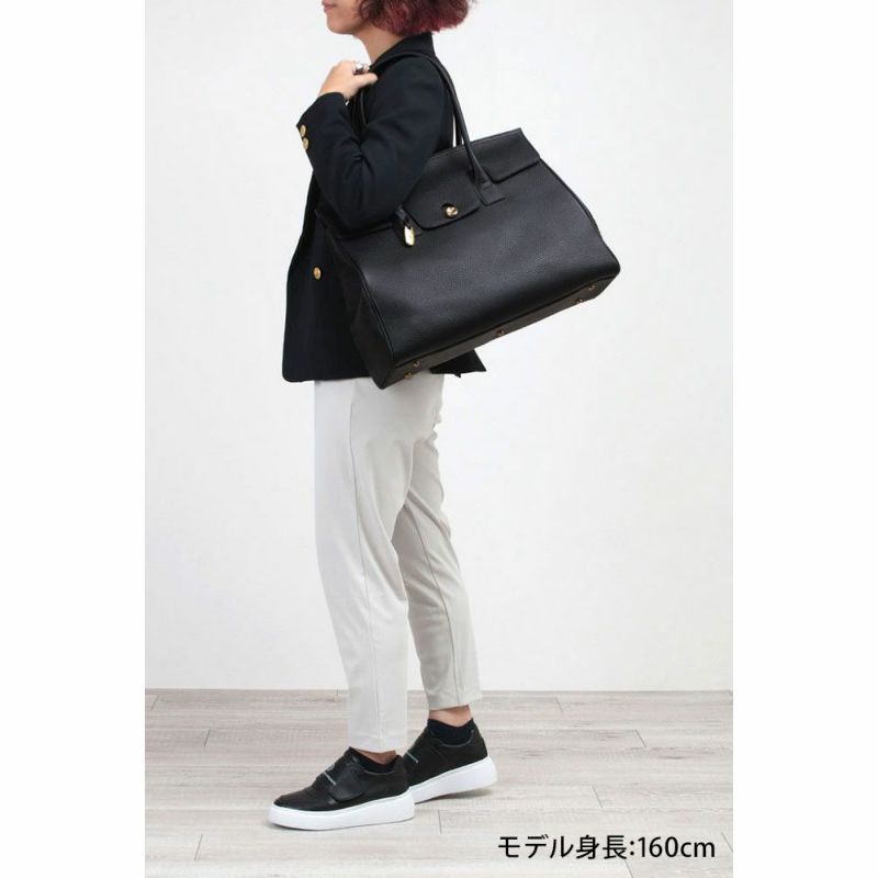 TOFF&LOADSTONE ルーフボタン トートバッグ ブラック　L TOFF&LOADSTONE トフアンドロードストーン メンズバッグ ルーフ
