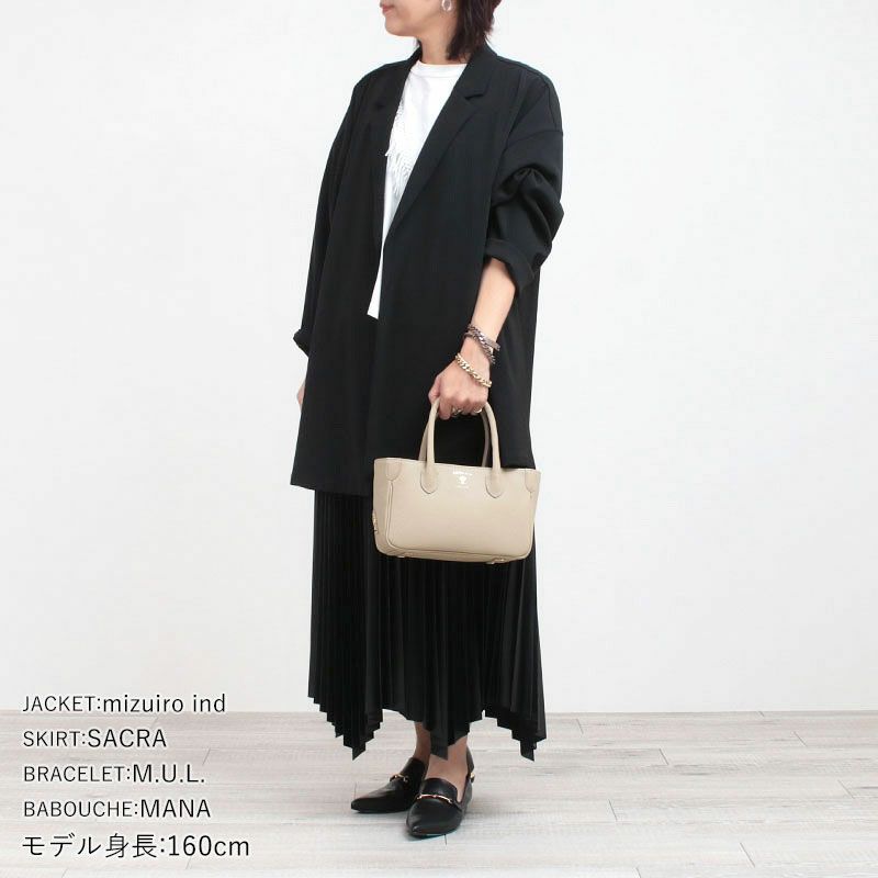 SALE❣️admjベージュミニトートバッグ 中古・古着通販】A.D.M.J. (エーディーエムジェイ) クロコ型押し