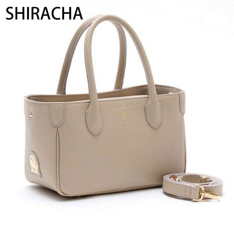 ADMJ バッグ シュリンク ストラップ付き ミニトート 牛革 エーディー
