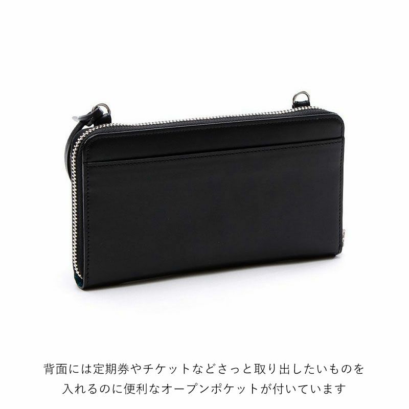 ADMJ 財布 ヴィッテリアルマ 前ポケ ストラップ付ウォレット 24AW06006