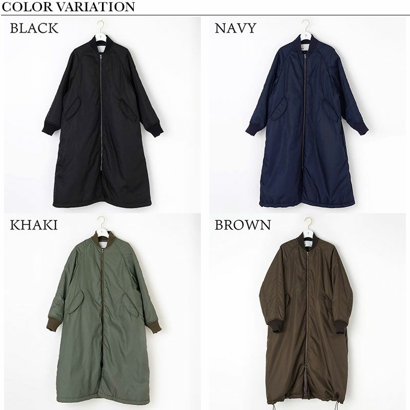 TICCA ティッカ MA-1コート ロング丈 TBEA-053 | jolisac