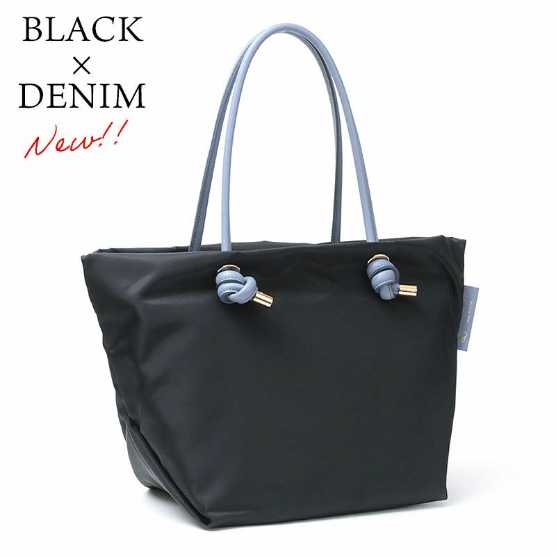 ヴィオラドーロ ビアンカ ナイロントートバッグ ノットハンドル M