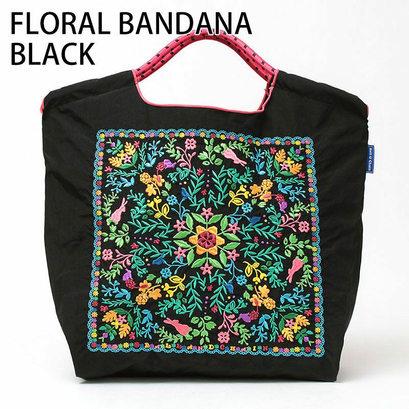 フローラルバンダナブラック