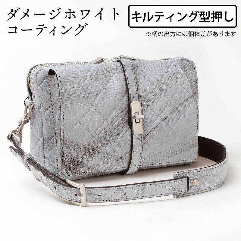 ダメージホワイトコーディングキルティング型