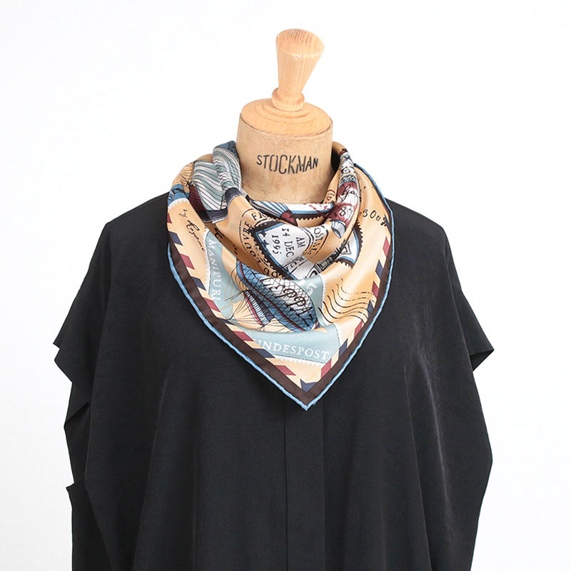 ペイントフラワーブラウン