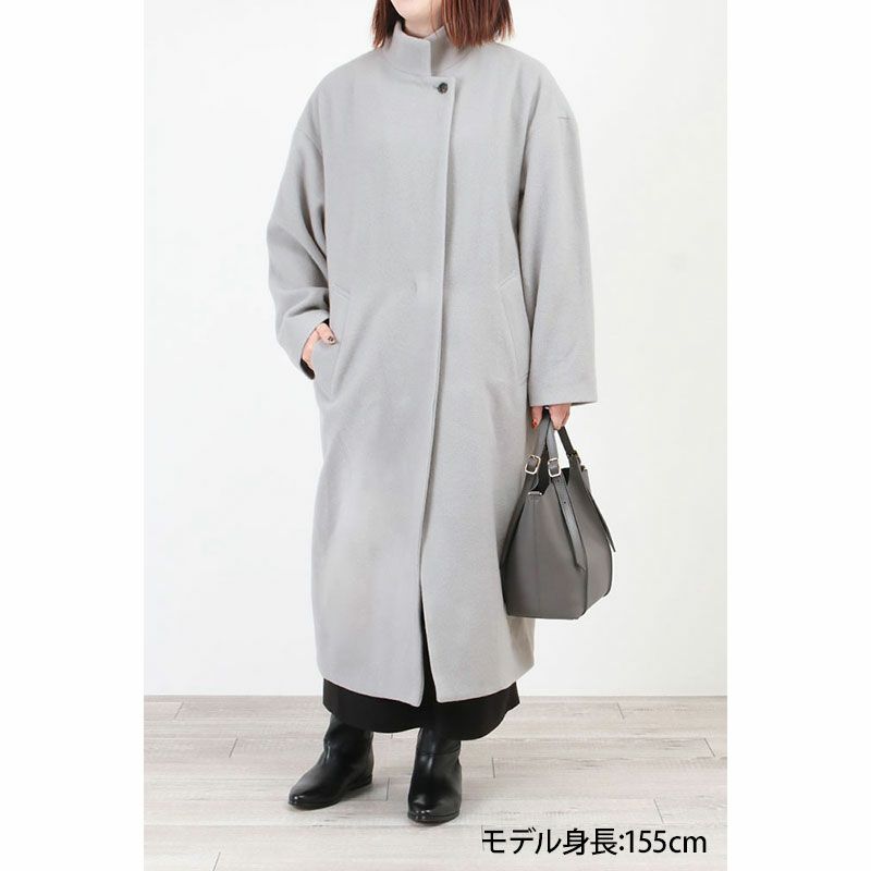 mizuiro ind ミズイロインド ロングコート スタンドカラー 3-270039