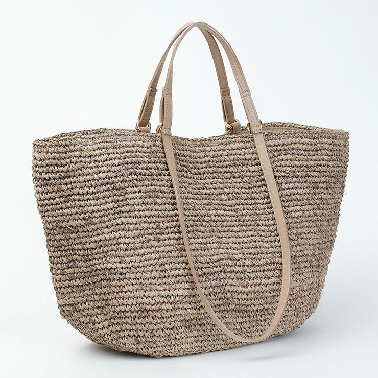 ヴィオラドーロ かごバッグ SANDRO ラフィア 2WAY V8481 VIOLAd'ORO