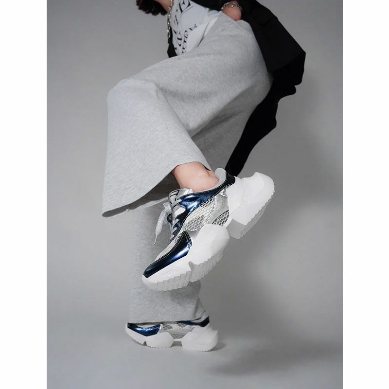 MANA メタリックメッシュスニーカー マナ 556090 | jolisac