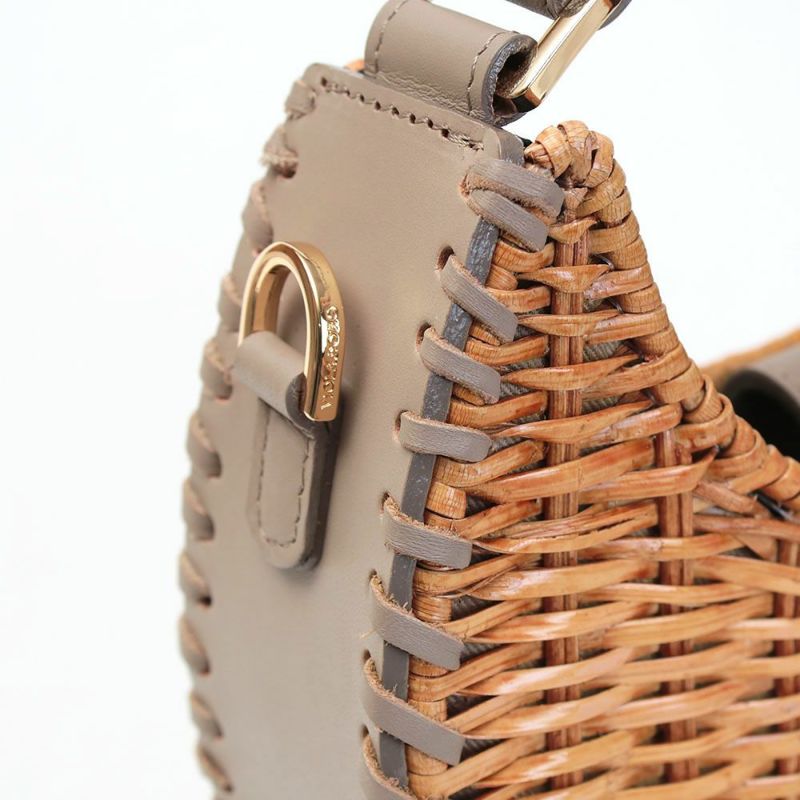 30%OFF ヴィオラドーロ かごバッグ MIRO ラタン ミニホーボー V8607