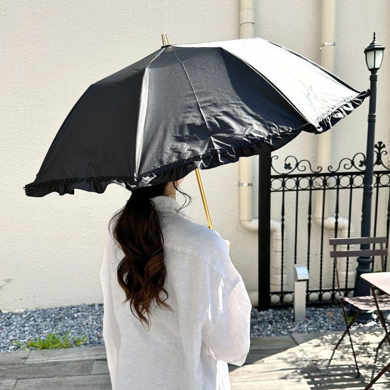 アシーナニューヨーク　ブラック　【美品】 ATHENA NEW YORK アシーナニューヨーク 日傘 晴雨兼用