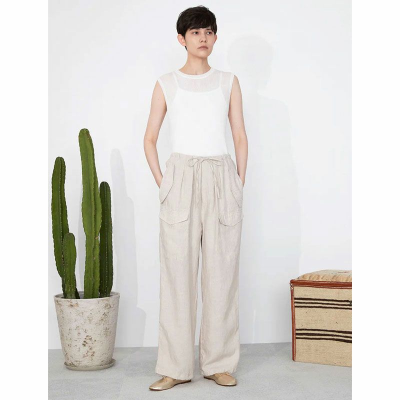 TICCA ティッカ リネンカーゴパンツ TBES-405 | jolisac