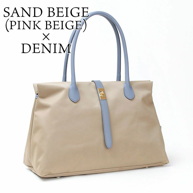 VIOLAd'ORO ビアンカ ターンロック付き A4対応 ナイロントート V-2261