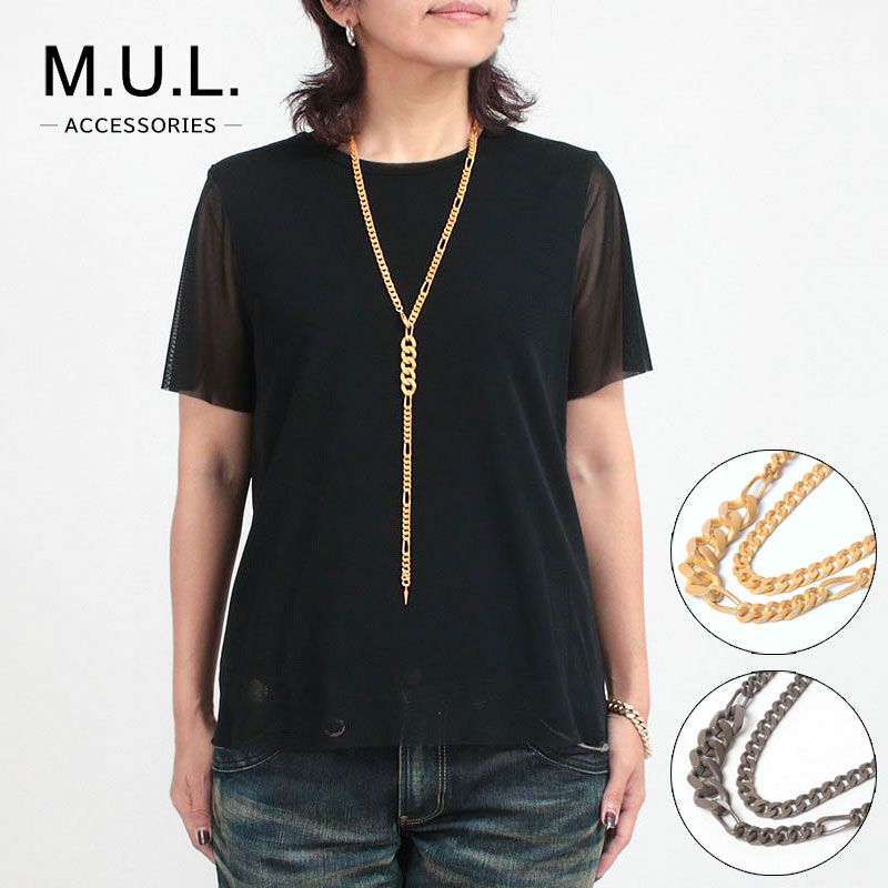 M.U.L. エムユーエル CDFチェーンラリエットネックレス MULA-020