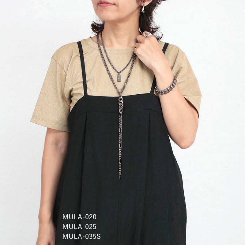 M.U.L. エムユーエル ネックレス3点セット エムユーエル MUL レザーチャームネックレス 本革 M-097/114