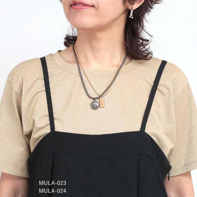 M.U.L. エムユーエル コインチェーンネックレス 48cm MULA-024