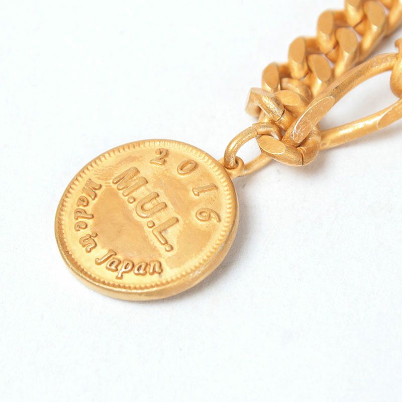 マットゴールドコインチャーム表
