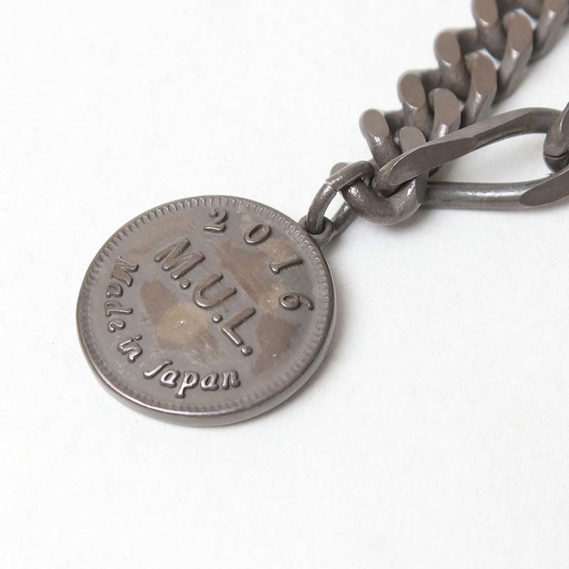 マットグレーコインチャーム表