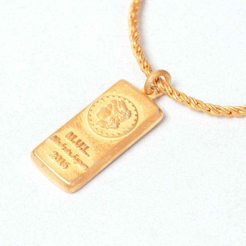 マットゴールドスクエアチャーム表