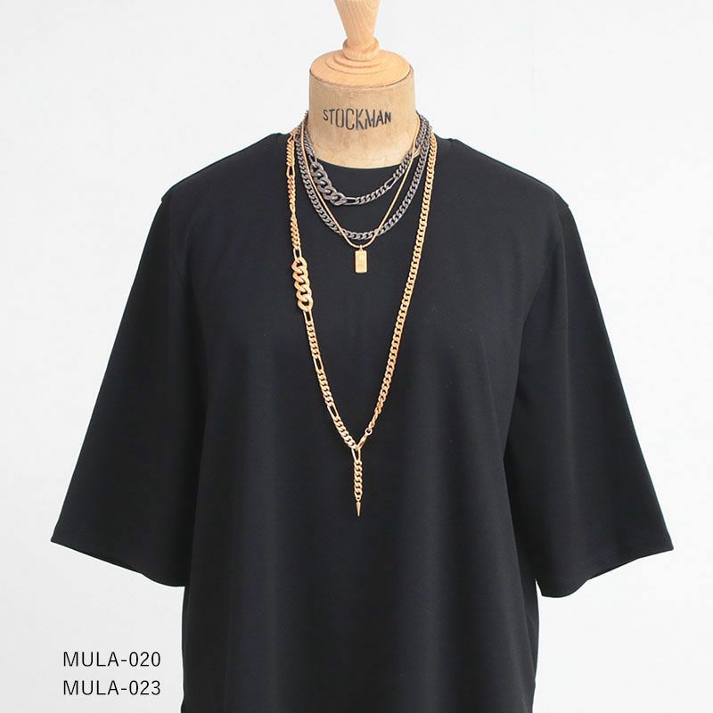 M.U.L. エムユーエル スクエアチェーンネックレス 45cm MULA-023