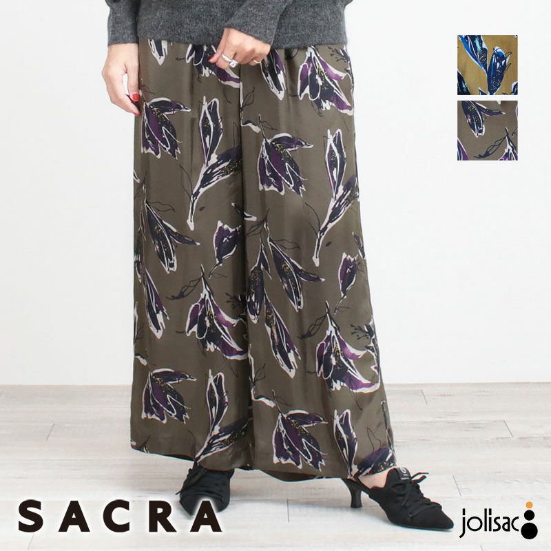 SACRA サクラ FLORAパンツ 25FALL 125519112 | jolisac