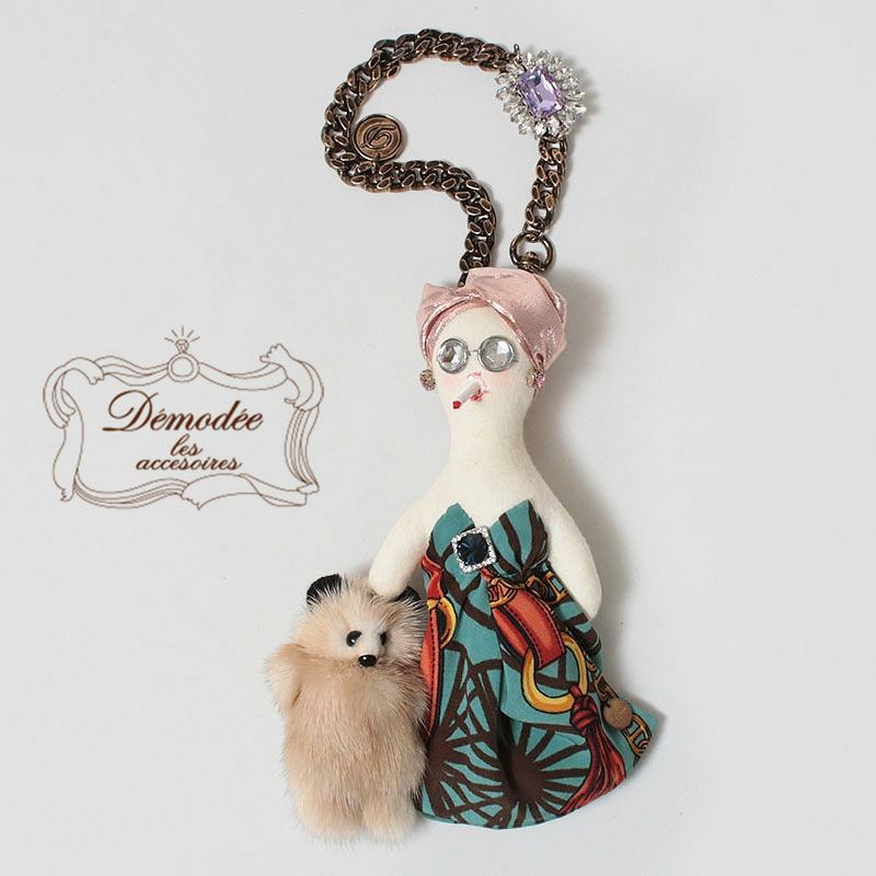 DEMODEE バッグチャーム DOLL PARIS WARU | jolisac