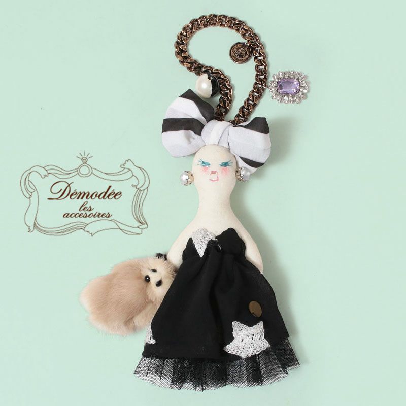少しお値下げ中　美品　Demodee　デモデ　ドールバッグチャーム Demodee - デモデ 【公式通販チャーム・バッグ】Addict