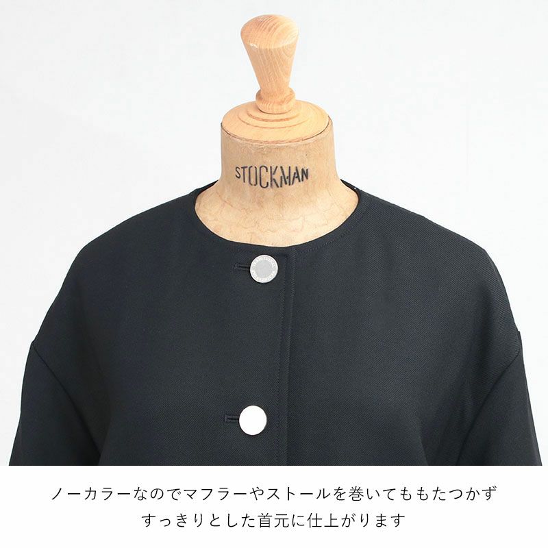 TRADITIONAL WEATHERWEAR アウター LINTON ショート丈 ノーカラー