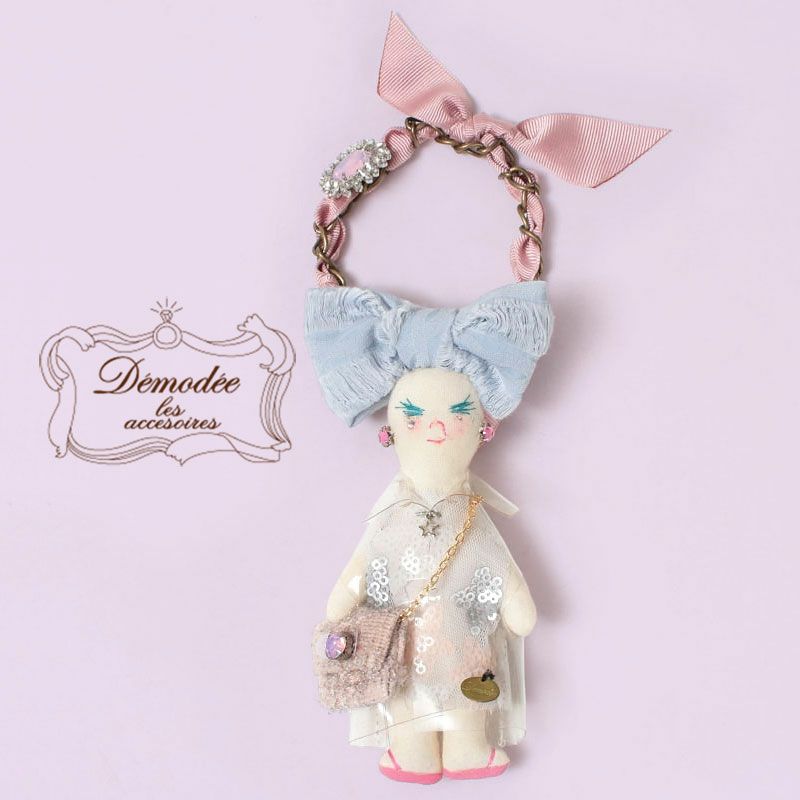 DEMODEE バッグチャーム DOLL ROSE | jolisac