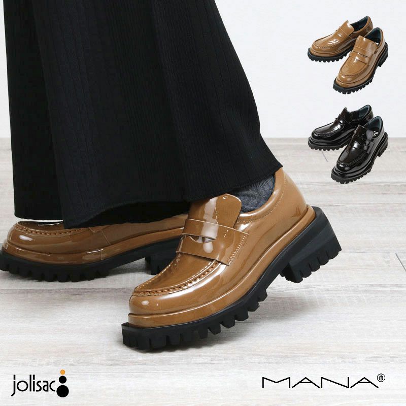 MANA ビッグソール・ローファー マナ 551205 | jolisac