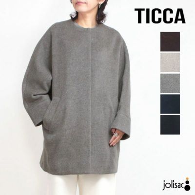 TICCA ティッカ ノーカラーテントコート TBEA-244 | jolisac