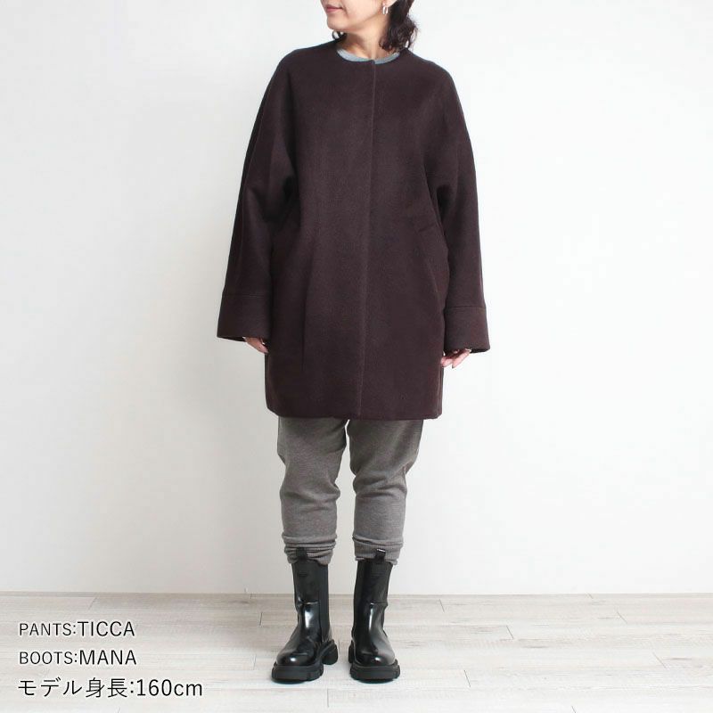 TICCA ティッカ ノーカラーテントコート TBEA-244 | jolisac