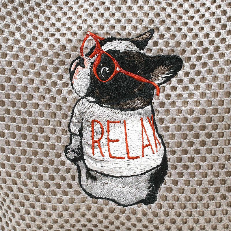 刺繍ディテール