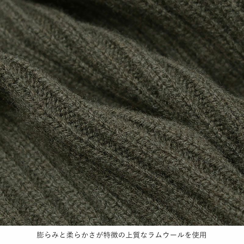 SACRA サクラ ニットワンピース EX.FINE LAMBWOOL RIB 125630041 | jolisac