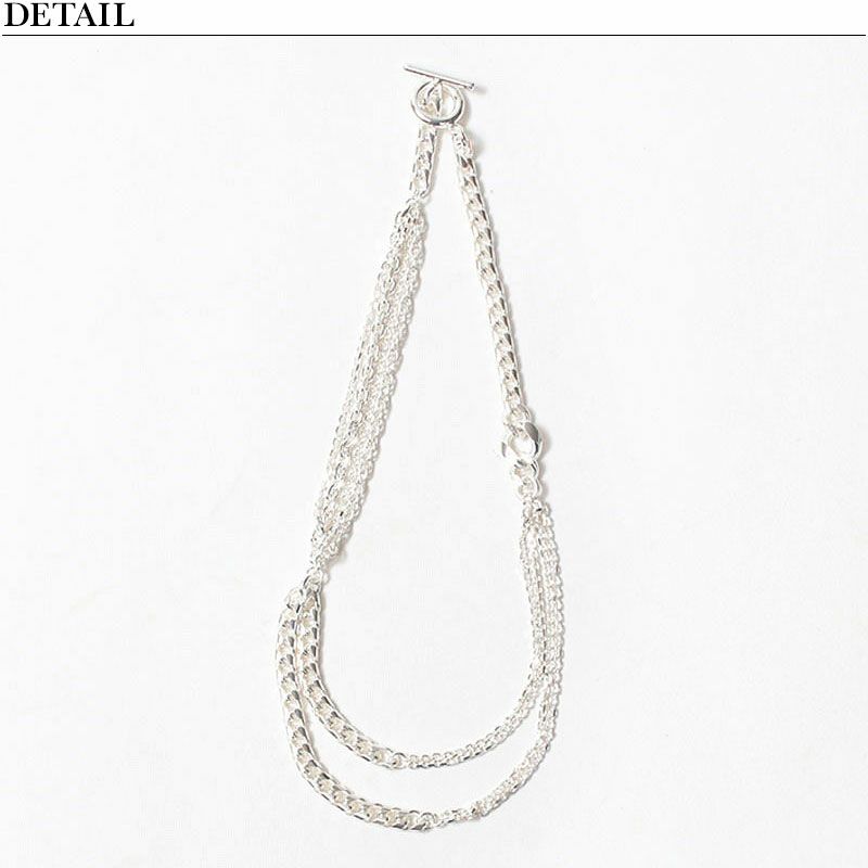 M.U.L. エムユーエル MIXチェーンマンテルネックレス 45cm MULA-062