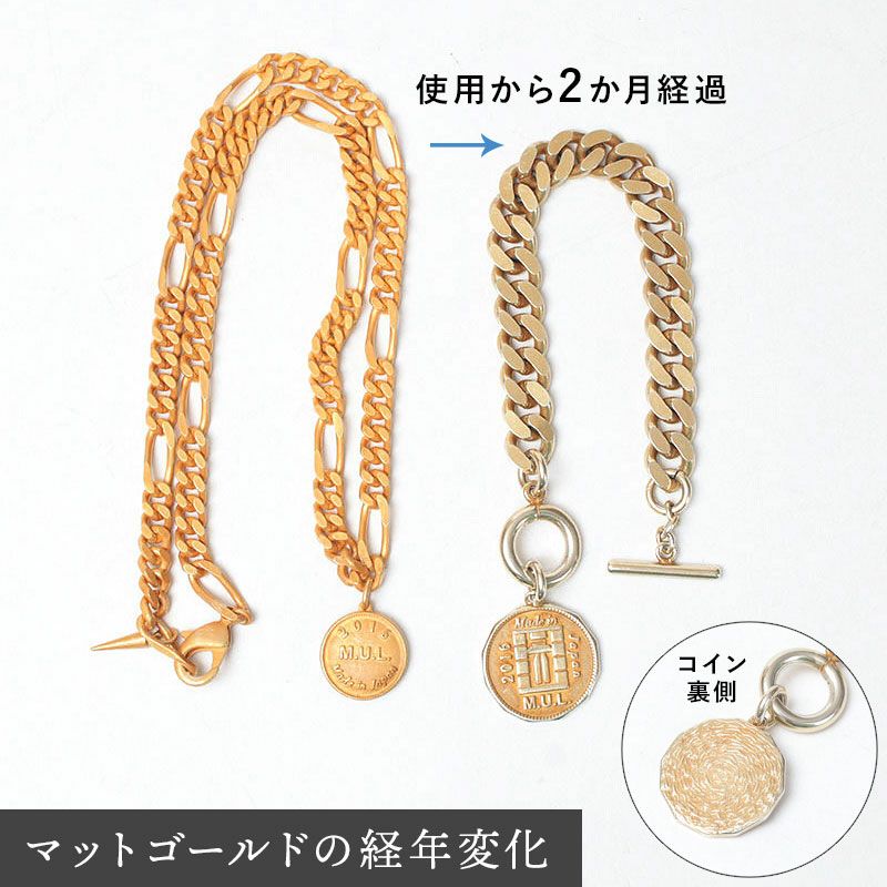 M.U.L. エムユーエル MIXチェーンマンテルネックレス 45cm MULA-062
