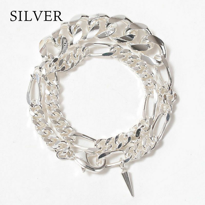 M.U.L. エムユーエル ダイヤモンドダブルCDチェーンブレスレット MULA