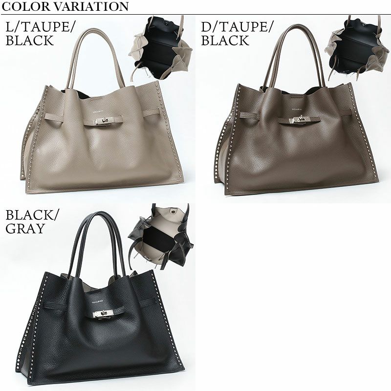 ヴィオラドーロ スタッズトート TRERO STUDS Lサイズ V-9032 VIOLAd